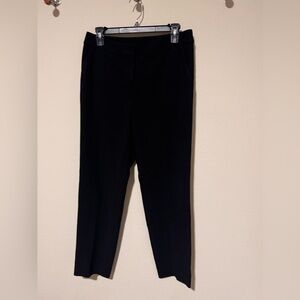 St. John Classic Black Straight-Leg Pants